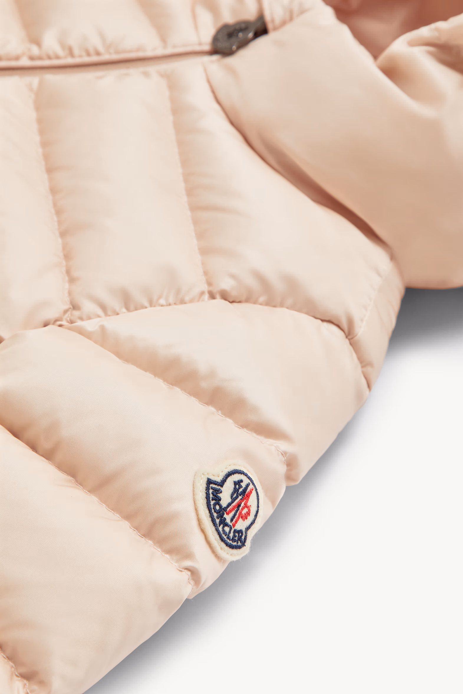 Odile Hooded Down Jacket Girl Light Pink Moncler 3